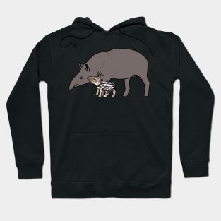 Lowland Tapir Family Hoodie